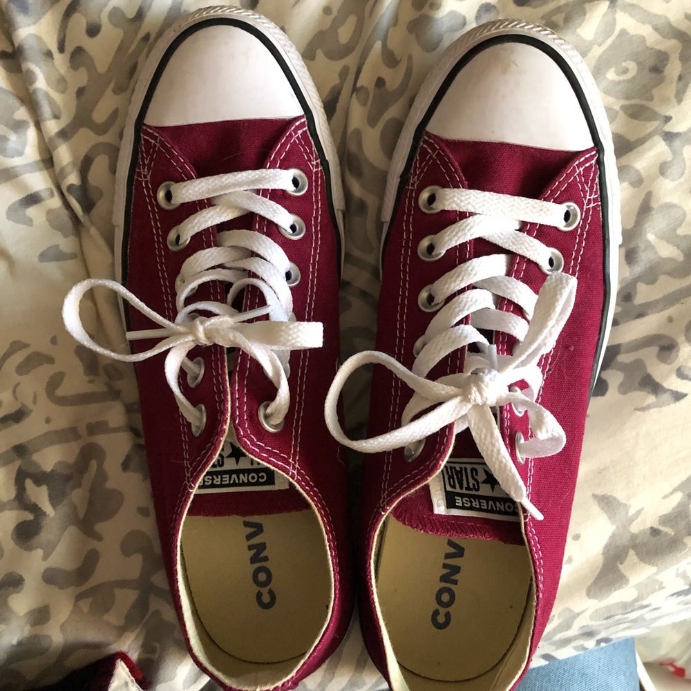 Maroon Converse